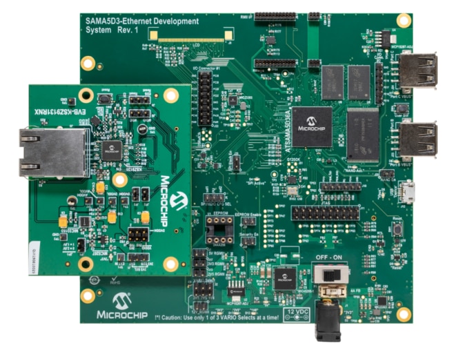 Microchip Technology EVB-KSZ9131RNX Plug-In Evaluation Board